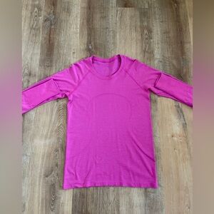 Lululemon Swiftly Tech Long Sleeve Size 10- Pink